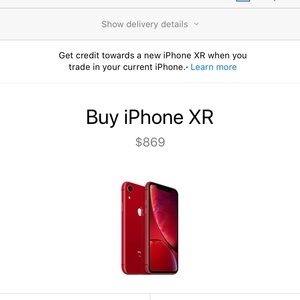 iPhone XR red